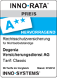 degenia Rechtsschutzversicherung classic Preis degenia Rechtsschutzversicherung classic Preis