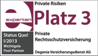 degenia Rechtsschutzversicherung premium Preis/Leistung degenia Private Rechtsschutzversicherung